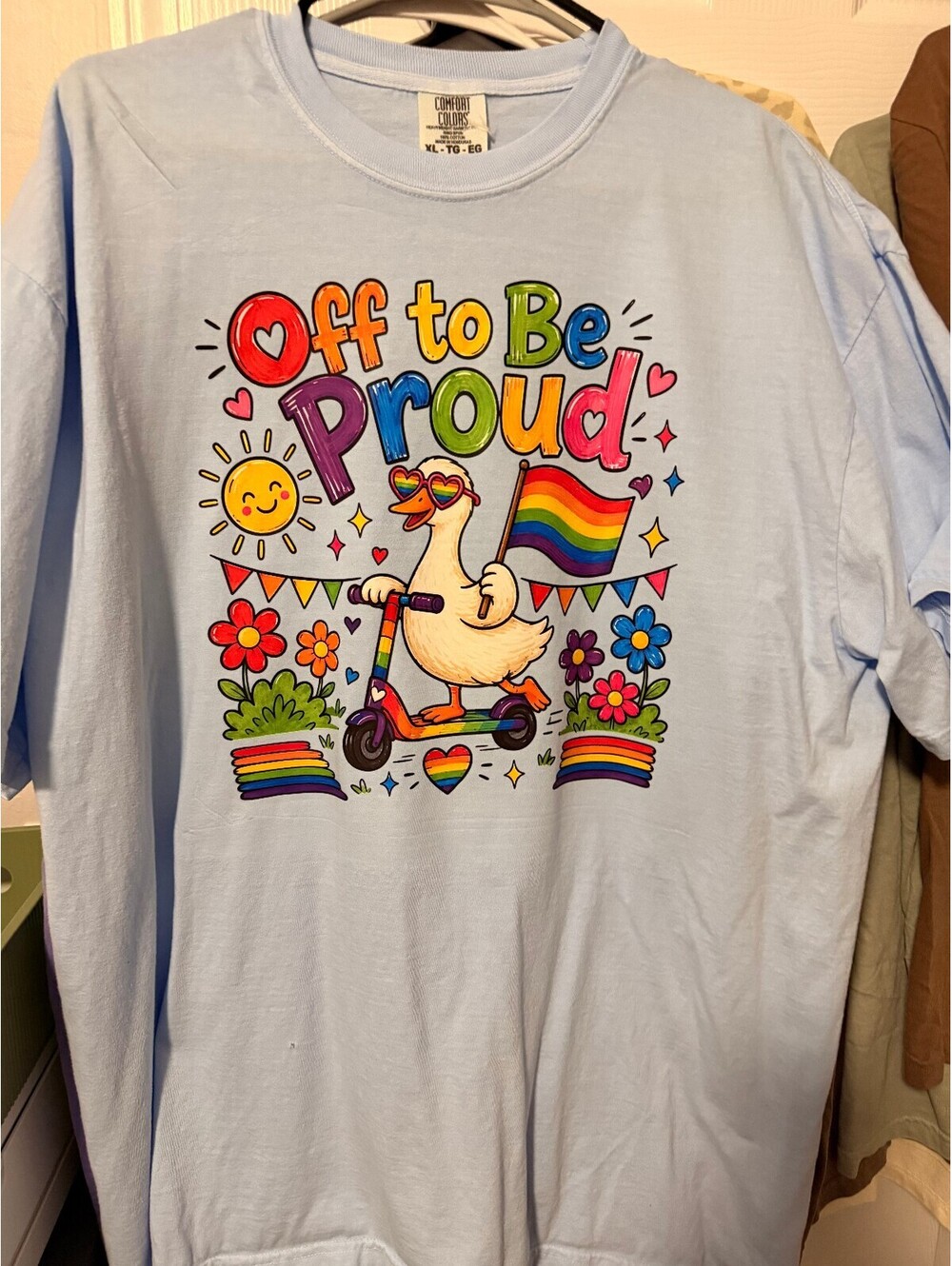 Comfort Colors 'Off to Be Proud' Graphic T-Shirt